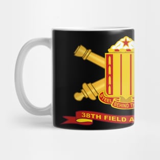 38th Field Artillery w Br - Ribbon Mug